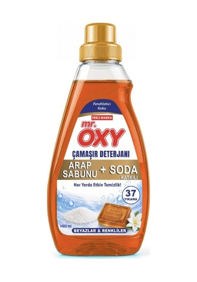 Arap Sabunu+soda Katkılı Çamaşır Deterjanı 1480ml Beyazlar&renkliler