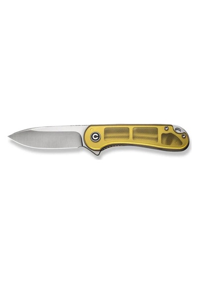 Civivi Elementum Polished Ultem Handle Satin Finished D2 Blade Kamp Çakı Sarı