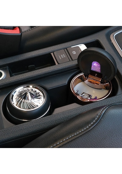 Premium Işıklı Küllük Silver