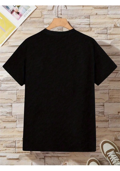 Uyguntarz Çocuk Perfect Baskılı Pamuklu Tshirt Siyah