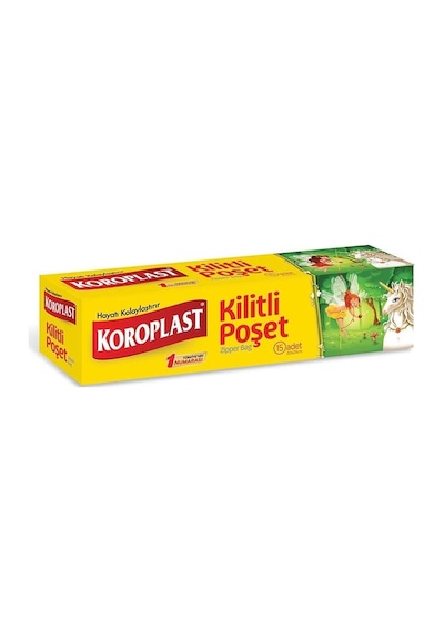 4 Adet Koroplast Kilitli Poşet Küçük Boy