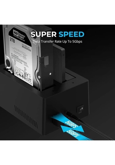 Sabrent Usb Ssd/harici Sabit Disk Bağlantı İstasyonu Ds-u3b4 2 Bay