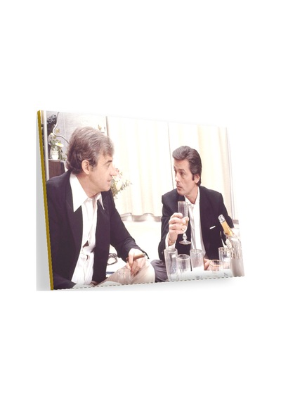 Cakasepetim Jean Paul Belmondo Ve Alain Delon Ahşap Mdf Tablo