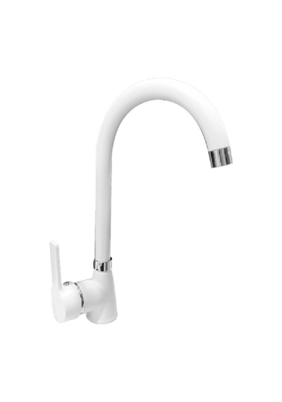 Güney Vana Lara Beyaz İnci Mix Kuğu Lavabo Bataryası 50437 Açık Bej