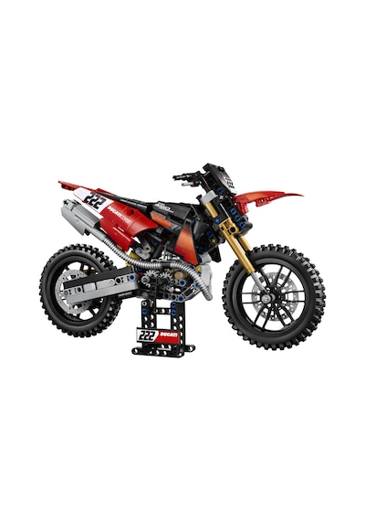 LEGO® Technic Ducati Desmo450 MX Factory Motosiklet 42238 - 10 Yaş ve Üzeri için Süspansiyon İçeren Oyuncak Yapım Seti (457 Parça)