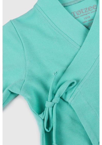 Totzee Uzun Kimono Tulum Mint Yeşili Mint