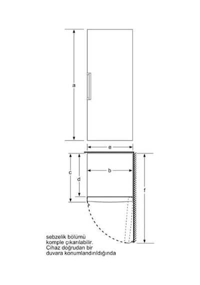 Siemens GS29VVWE0N 217 LT 6 Çekmeceli Dikey Derin Dondurucu