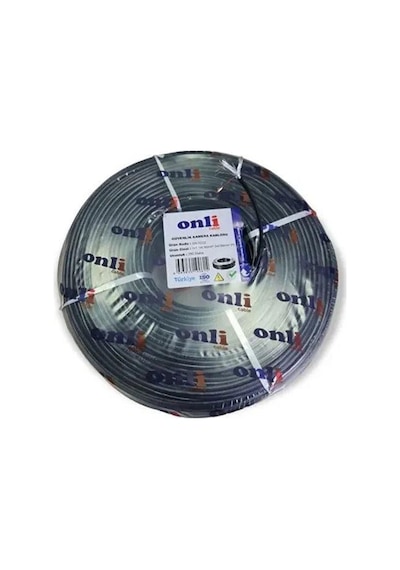 Onli 2x0,50 500m 2+1 Pe Outdoor Cctv Siyah Kablo-208381
