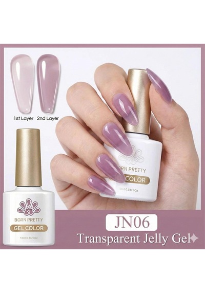 Born Pretty 10ml Jelly Nude Seri Kalıcı Oje Jn06 56347