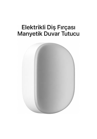 Laifen Mıknatıslı Beyaz Diş Fırçası Duvar Askı Aparatı