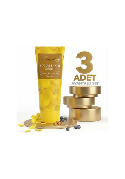 Naturalive Yoğun Bakım Kremi 3x50 Ml