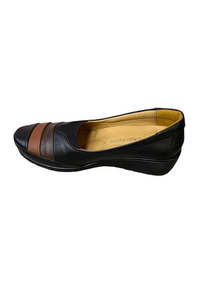 Fastbrandshoes Kadın Dolgu Topuk Deri Ayakkabı Siyah Kahverengi - 661438205 Siyah Kahverengi Fastbrandshoes Kadın Dolgu Topuk Deri Ayakkabı Siyah Kahverengi - 661438205 Siyah Kahverengi