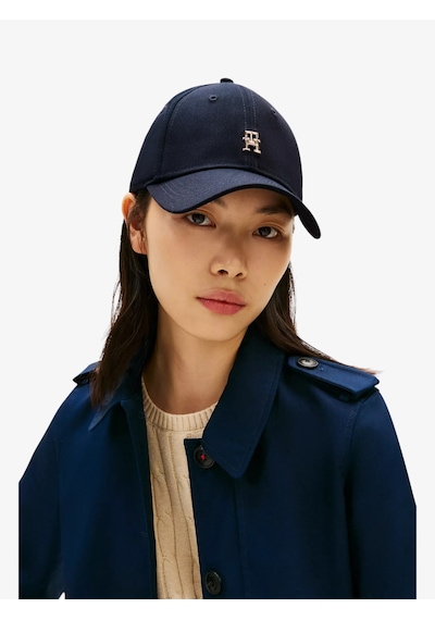 Tommy Hilfiger Th Scrıpt Hw Cap Kadın Mavi Şapka - Aw0aw19094
