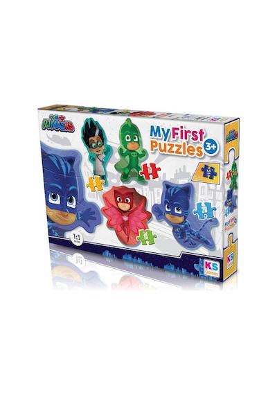 Puzmooyuncak Ks Games Pijamaskeliler Ilk Puzzle Seti - 3+
