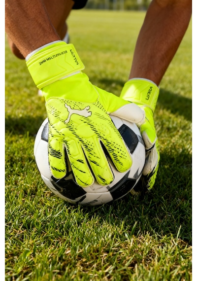 Puma Ultra Match Protect Genç Kaleci Eldiveni - Amatörler İçin Yeşil
