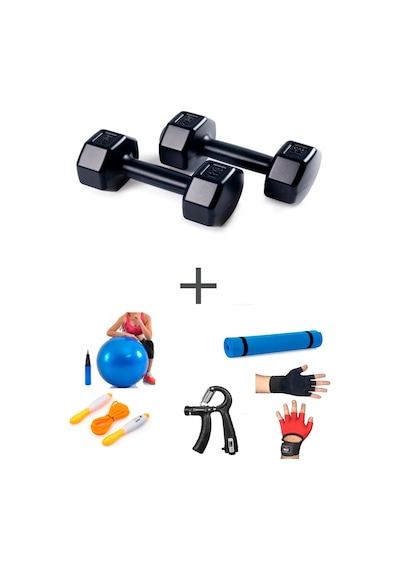 Ps Spor 1 Kg Dambıl Set 1kg 2 Adet Dambıl + 5 Çeşit Egzersiz Seti
