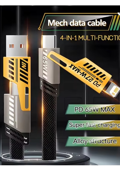 Usb To Type-c 6a Hızlı Şarj Ve Data Kablosu Samsung Xiaomi Android Uyumlu Esnek Kopmaz