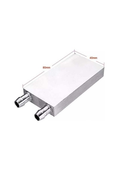 Su Soğutma Bloğu 40x80x12mm Alüminyum Soğutucu Heatsink