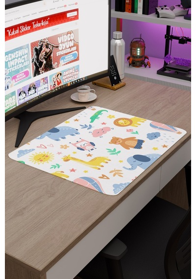 Çocuk Kaymaz Dikişli Kauçuk Oyuncu Mousepad V2 - 48x40 Xl Gaming Mouse Pad Fare Altlığı