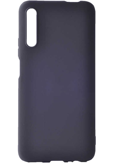 Noktaks - P Smart Pro 2019 Uyumlu - Kılıf Mat Soft Esnek Premier Silikon Kapak - T11343 - Siyah Siyah