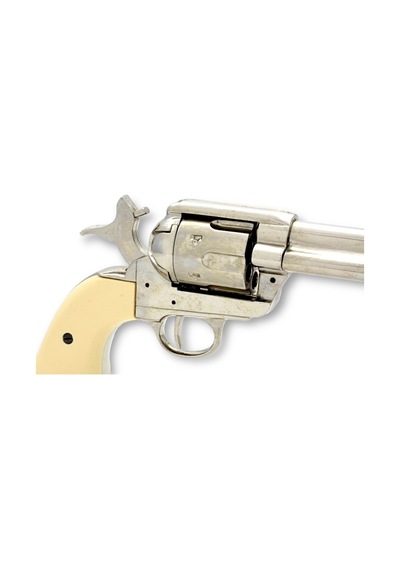 Denix Dekoratif Fildişi Arabulucu Tabanca 5½" 30,5 Cm , Amerika 1873 Peacemaker Revolver