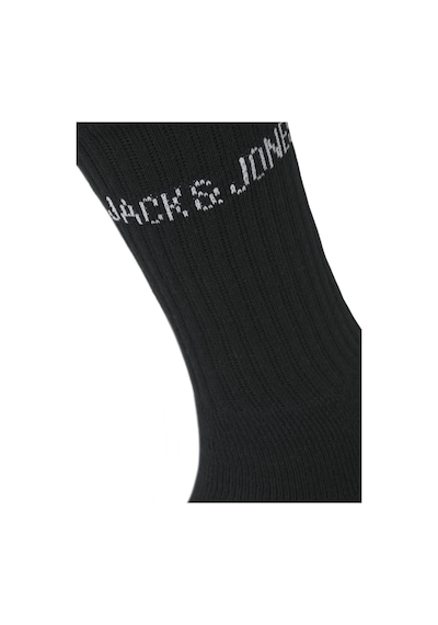 Jack & jones Erkek 5'li Çorap Paketi - Regen - 12266536 Black