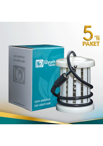 Lilyum İyon Elektrot Array Ayak Cihazı Beyaz 5'li Paket