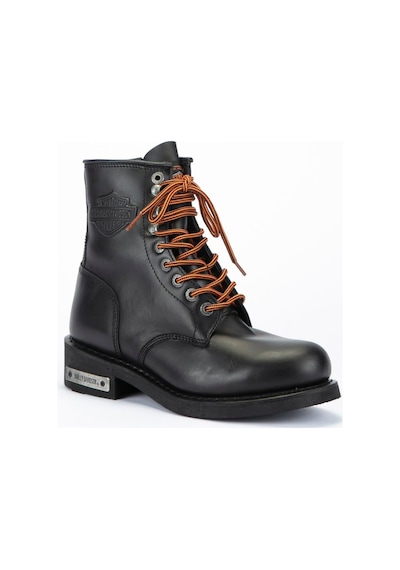 Harley Davidson Toti Erkek Siyah Deri Bot-23529 Siyah