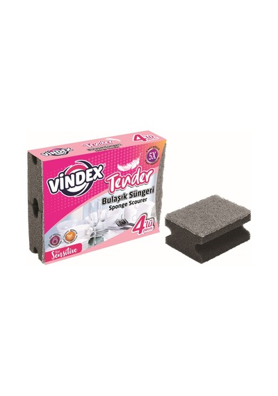 Vindex Tender (Sensitive) Sünger 4'Lü