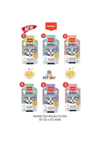 Wanpy Kedi Çorba Karışık X 30