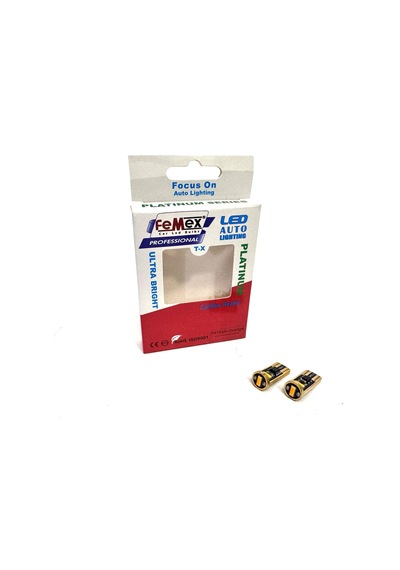 Femex Platinum Turuncu T10 3smd Csp Chipset Led Ampul Aktif Canbus