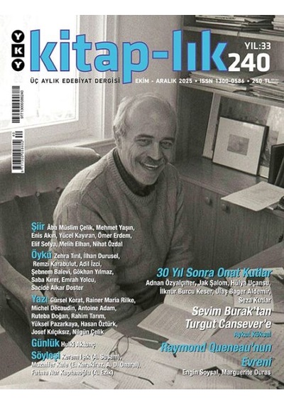 Kitap-lık Sayı 240 - Üç Aylık Edebiyat Dergisi Ekim-aralık 2025