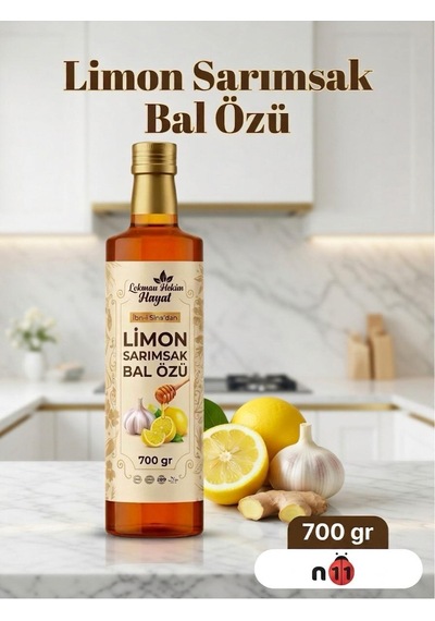 Lokman Hekim Hayat Bal Özlü Limon Sarımsak Zencefil Özü 700 Gr