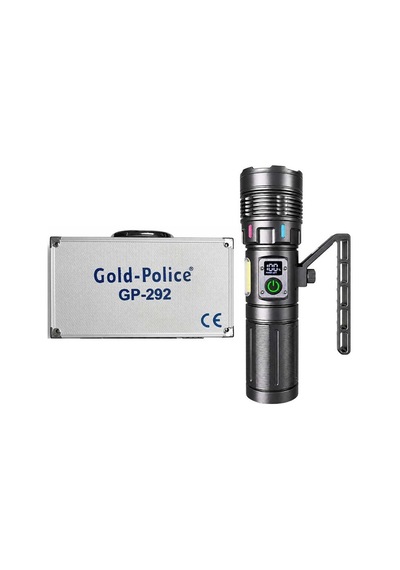 Gold Gp-292 50 Watt 5000 Lümen Profesyonel Şarjlı El Feneri Evimdeyokyok Altın
