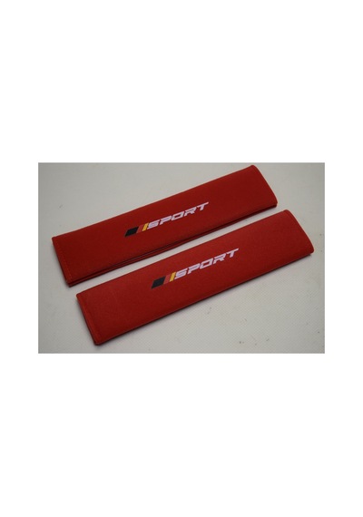 Emniyet Kemer Pedi Takım Kırmızı Renk Sport Yazılı