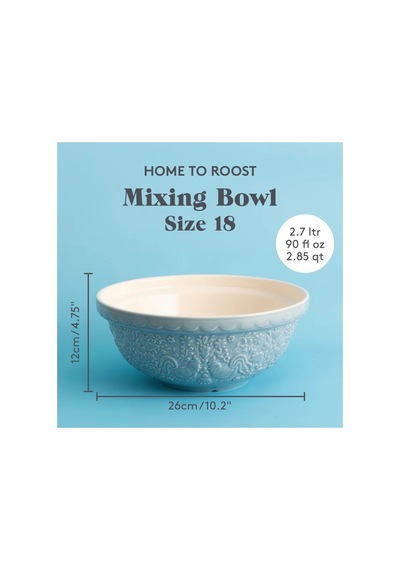 Mason Cash Home To Roost S18 Mixing Bowl 26 Cm Mavi Karıştırma Kasesi