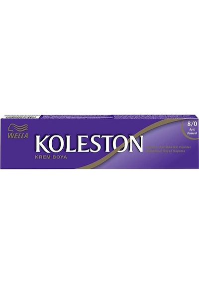 Koleston Tüp Saç Boyası 8/0 Açık Kumral
