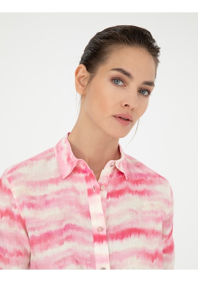 Pierre Cardin Kadın Pembe Gömlek Desenli 50284839-vr041 Pembe