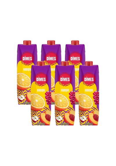 Dimes Karışık Meyve Suyu 1 Lt X 6 Adet