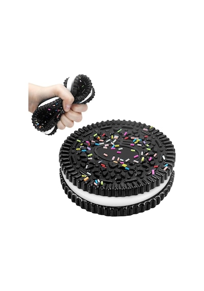 Oreo Squishy Dev Boy Yumuşak Jel Oreo Sukuşi Büyük Boy Taba Kedi Patisi Yeni Tarz Skuşi Çok Renkli