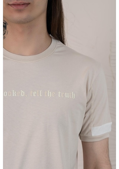 Slimfit Baskılı Sıfır Yaka Erkek Penye T-Shirt (538009215)