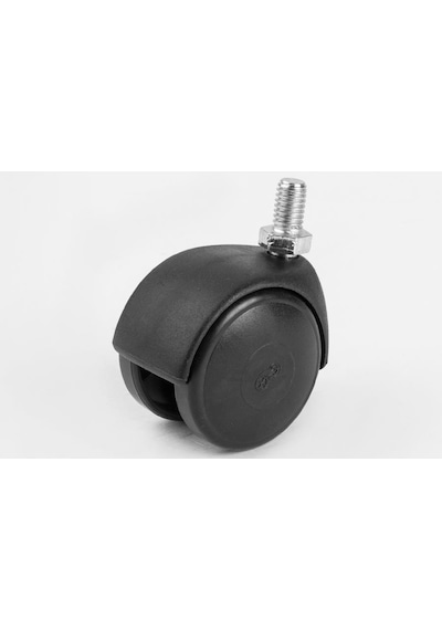 Mobilya Tekeri Döner Plastik H64Mm 3-8Inç Vidalı