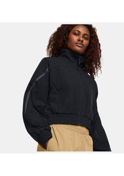 Kadın Ua Unstoppable Crop Ceket 1386479-001 Black Black Siyah