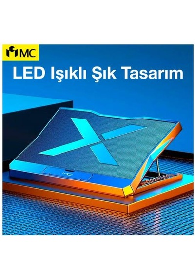Coofbe 6 Fanlı 18" Ultra Sessiz Laptop Soğutucu Stand