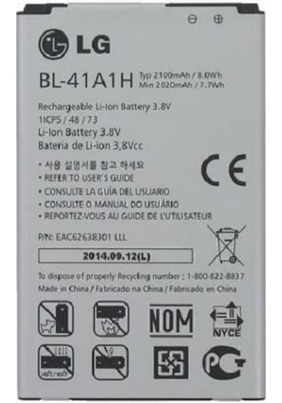 LG Uyumlu F60 Bl-41A1H Batarya Pil 2100 Mah