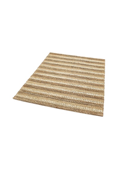 Eko Halı Netra S-1410 Natural Xw Farklı Örgü Dokusuna Sahip El Dokuma Naturel Jüt Hasır Halı - 140X200