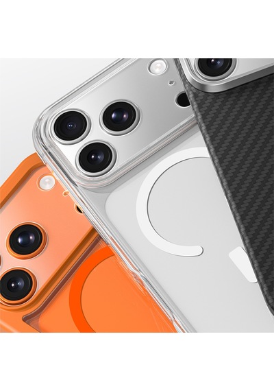 Apple Uyumlu   iPhone 17 Pro Max Amazingthing Parmak İzi Bırakmayan Kamera Lens Çerçeve Koruyucu Şeffaf