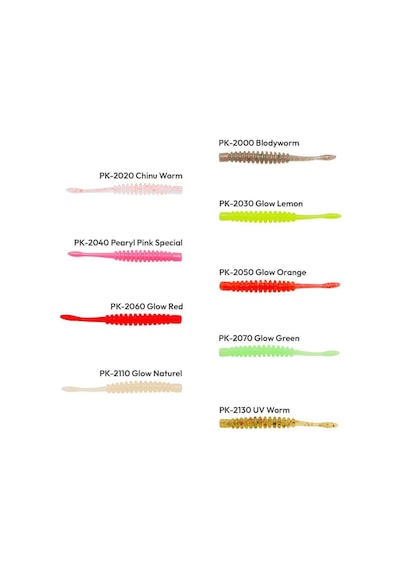 Hanfish Plankton 5cm Lrf Silikon Yem Uv Worm