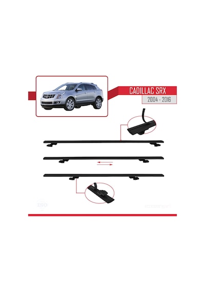 Cadillac Srx 2004-2016 Arası İle Uyumlu Basıc Model Ara Atkı Tava