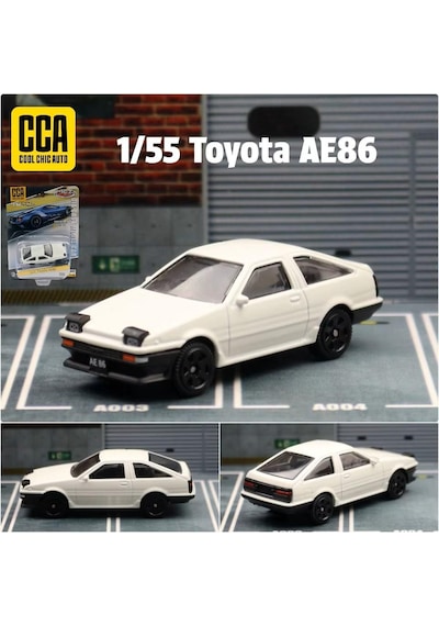 Cca Premium Series Toyota Ae86 Beyaz 1/64 Model Araba